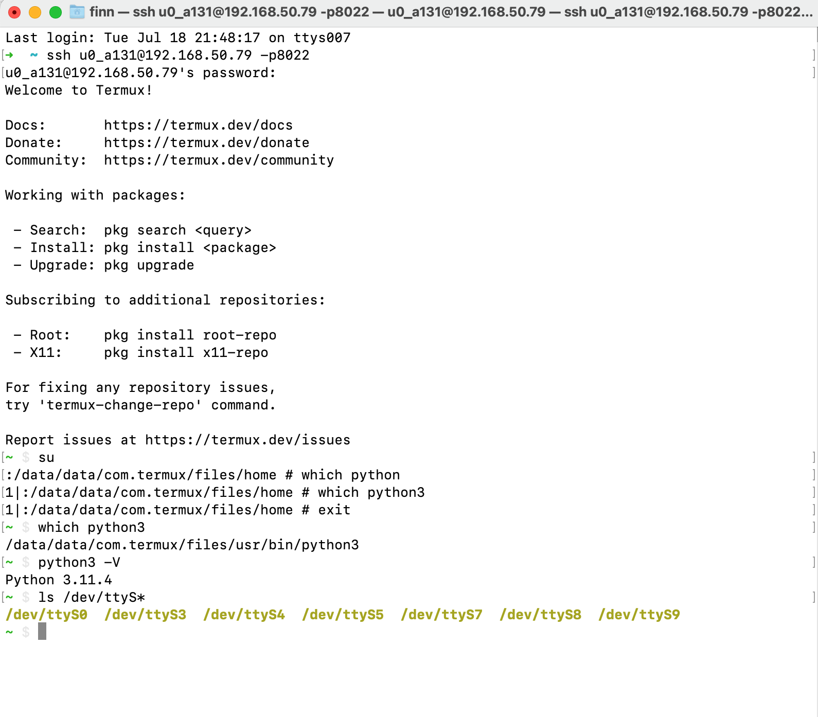 Use Termux to Install Python in Android OS on Chipsee PC